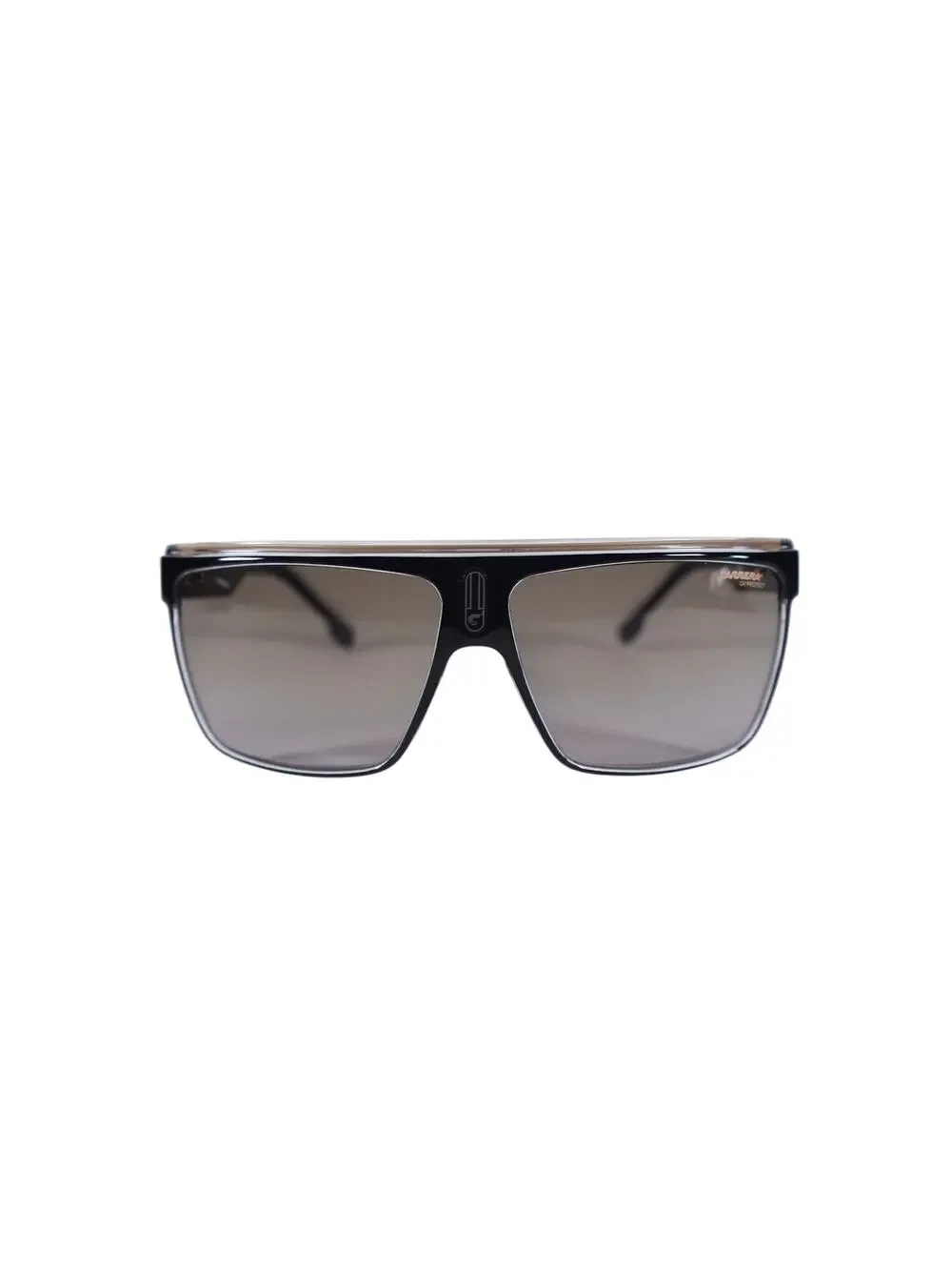 Carrera Men's Square Lightweight Sunglasses - Black Gold / Brown Gradient - NWT